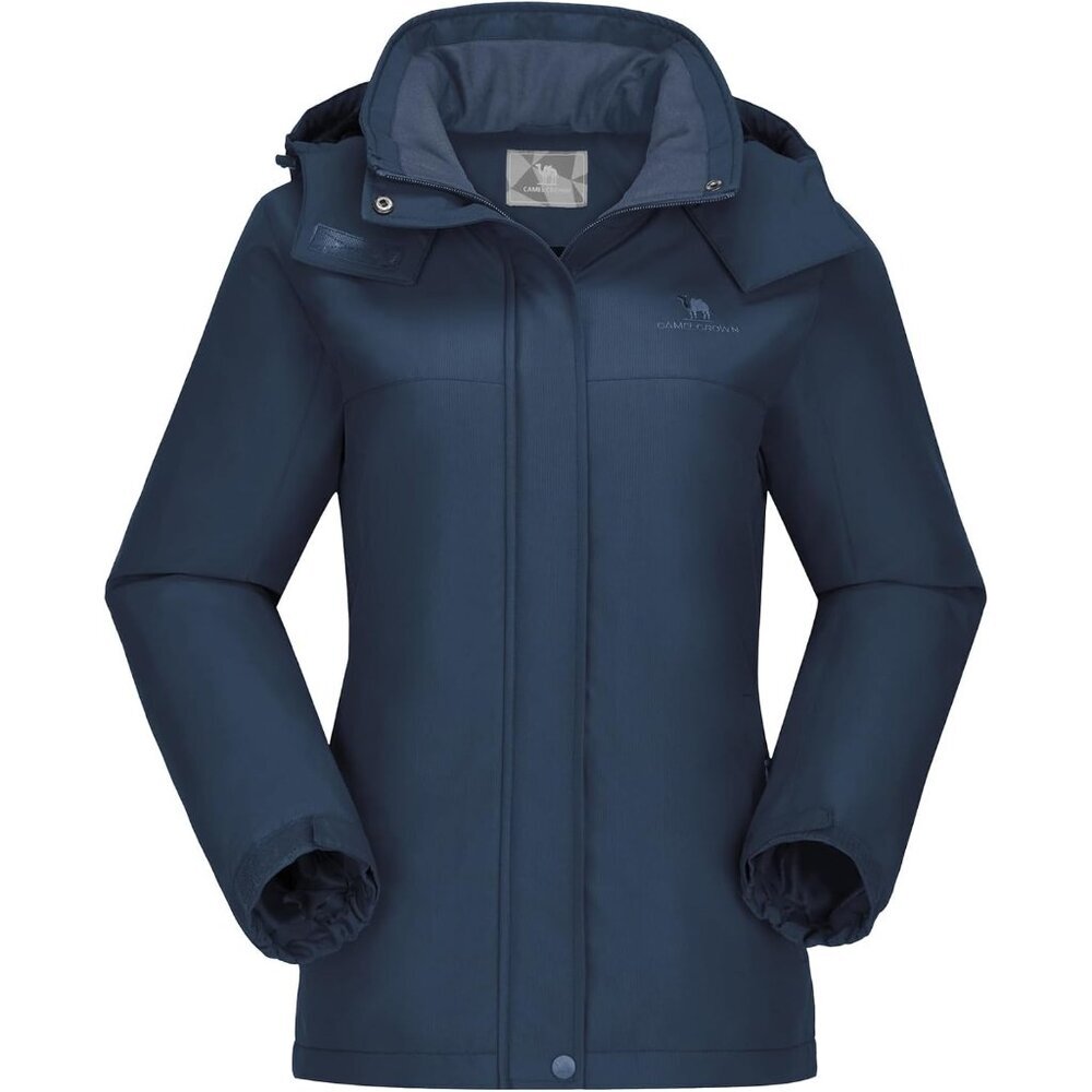Women's Blue Ski Jacket Winter Waterproof Female Jacket